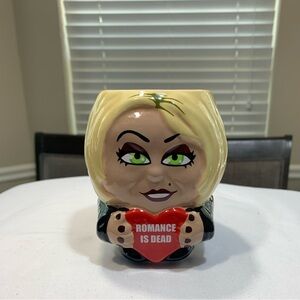Valentine's Day Chucky Ceramic Mug Tiffany Romance Is Dead 14.5oz